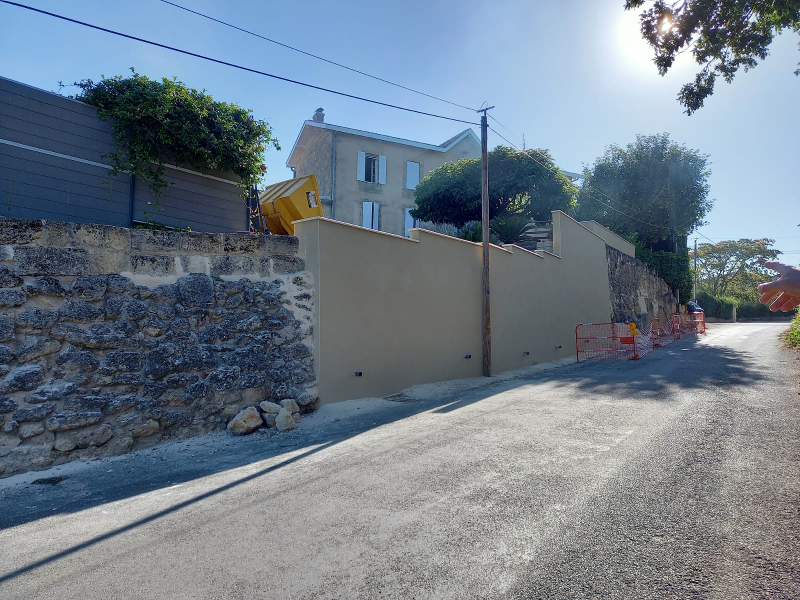 Dyal Construction Maconnerie Libourne Parking Haut Brisson Apres 2
